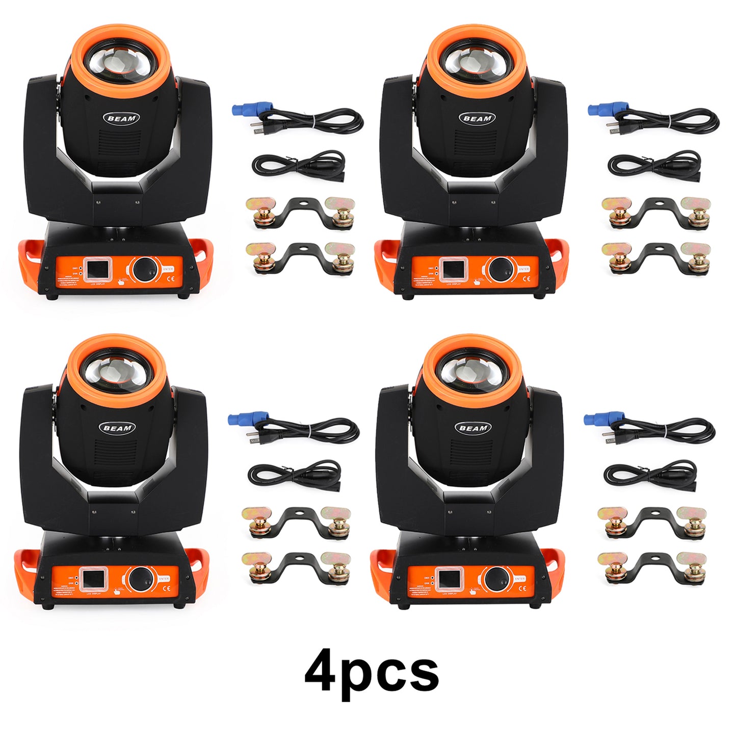 1/2/4/6/8 Pcs Beam Zoom Moving Head Stage Lighting Beam DMX Party DJ Lighting (Copy)