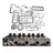 Complete Engine Cylinder Head with Valve Spring & Gasket Kit for Kubota V1902 Engine