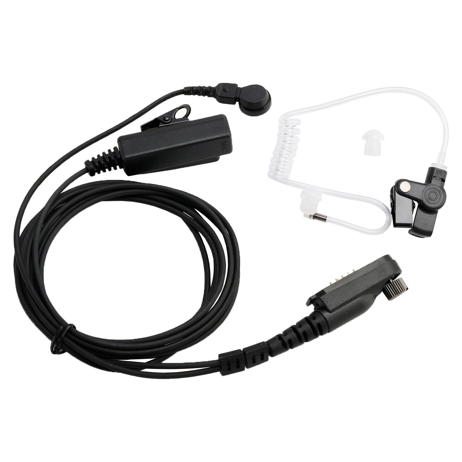 T9100-013A3 Acoustic Tube PTT Mic Headset for Tait TP7100 TP8100 TP8140 TP9300