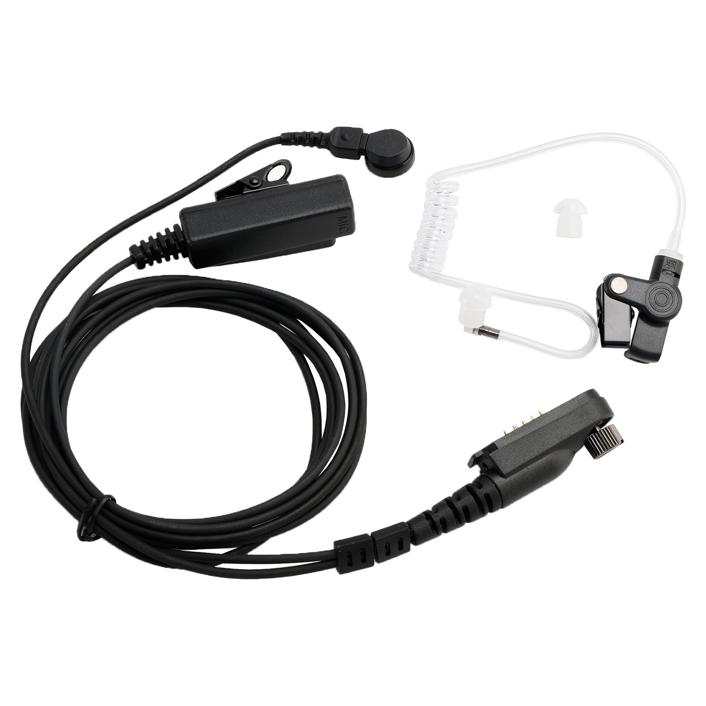 T9100-013A3 Acoustic Tube PTT Mic Headset for Tait TP7100 TP8100 TP8140 TP9300