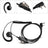 K-018 Small PTT-B6 Curve Hook Earhook Headset For TK-208 TH-D7 RPU416A KG-UVD1