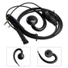 K-018 Small PTT-B6 Curve Hook Earhook Headset For TK-208 TH-D7 RPU416A KG-UVD1