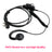 K-018 Small PTT-B6 Curve Hook Earhook Headset For TK-208 TH-D7 RPU416A KG-UVD1