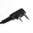 K-018 Small PTT-B6 Curve Hook Earhook Headset For TK-208 TH-D7 RPU416A KG-UVD1
