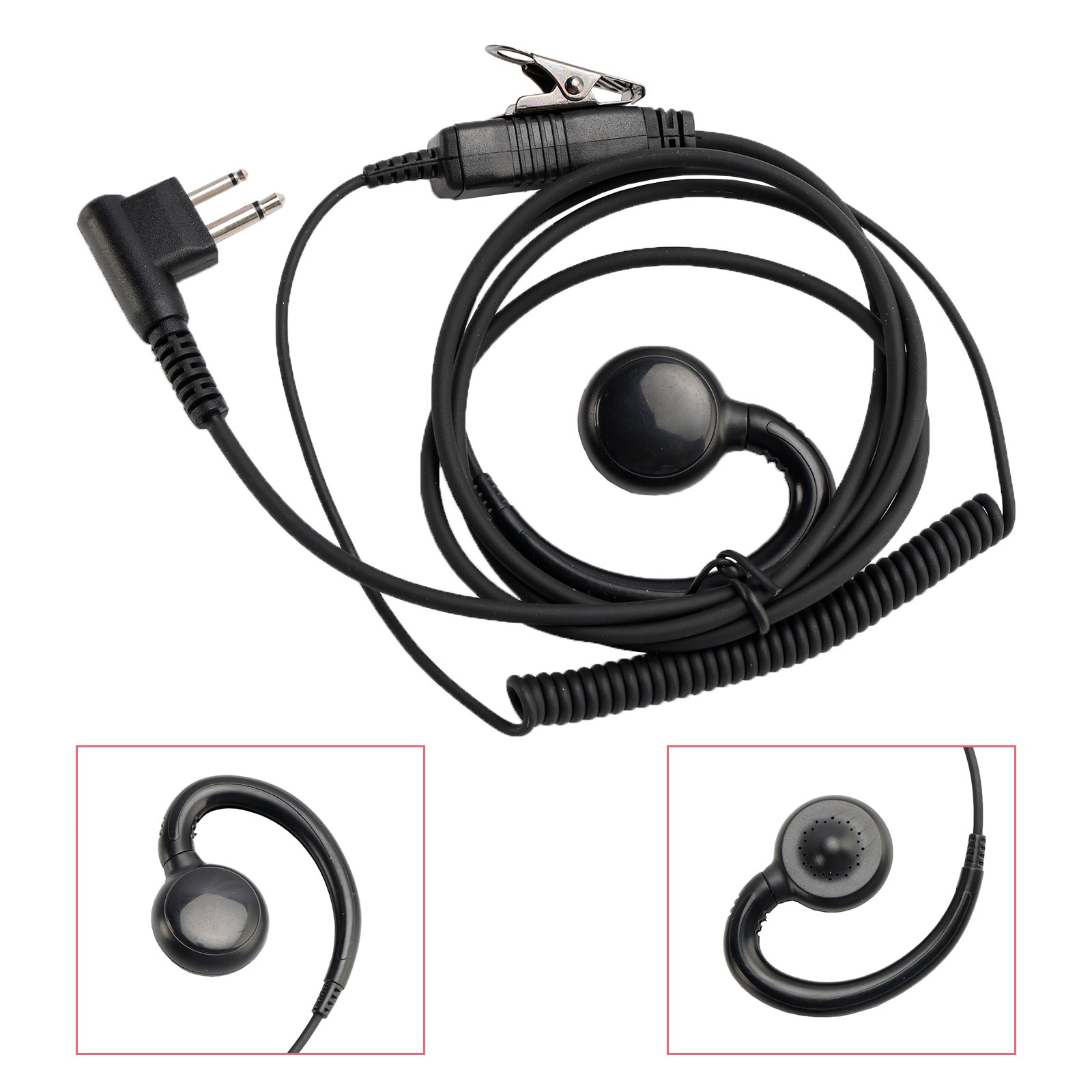 M-018 Small PTT-B6 Curve Hook Earhook Headset For GP2000 CP88 SP10 PRO1150 P040