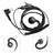 M-018 Small PTT-B6 Curve Hook Earhook Headset For GP2000 CP88 SP10 PRO1150 P040