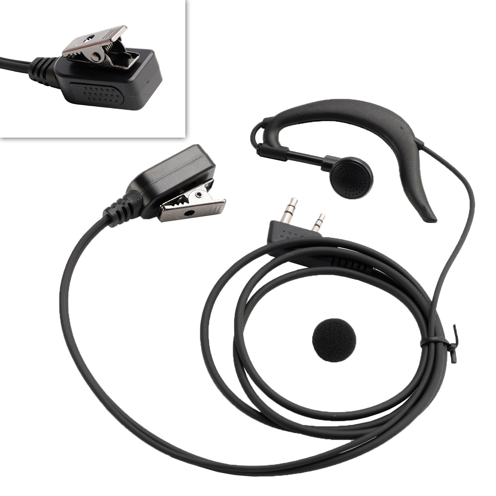 K-326-929 Earhook Headset For TK-208 TH-D7 RPU416A KG-UVD1 TG-K4AT PX-777 UV-5RA