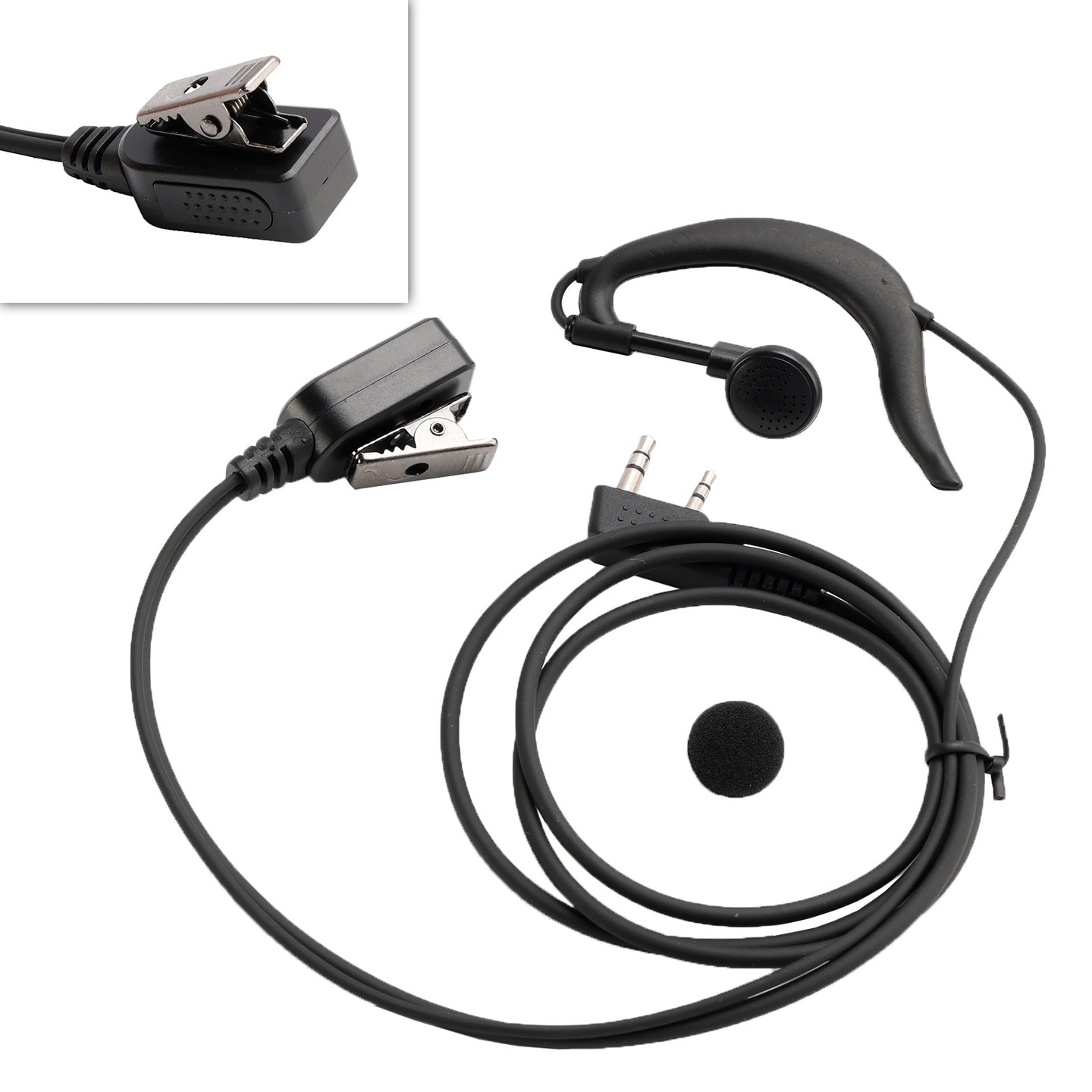 K-326-929 Earhook Headset For TK-208 TH-D7 RPU416A KG-UVD1 TG-K4AT PX-777 UV-5RA