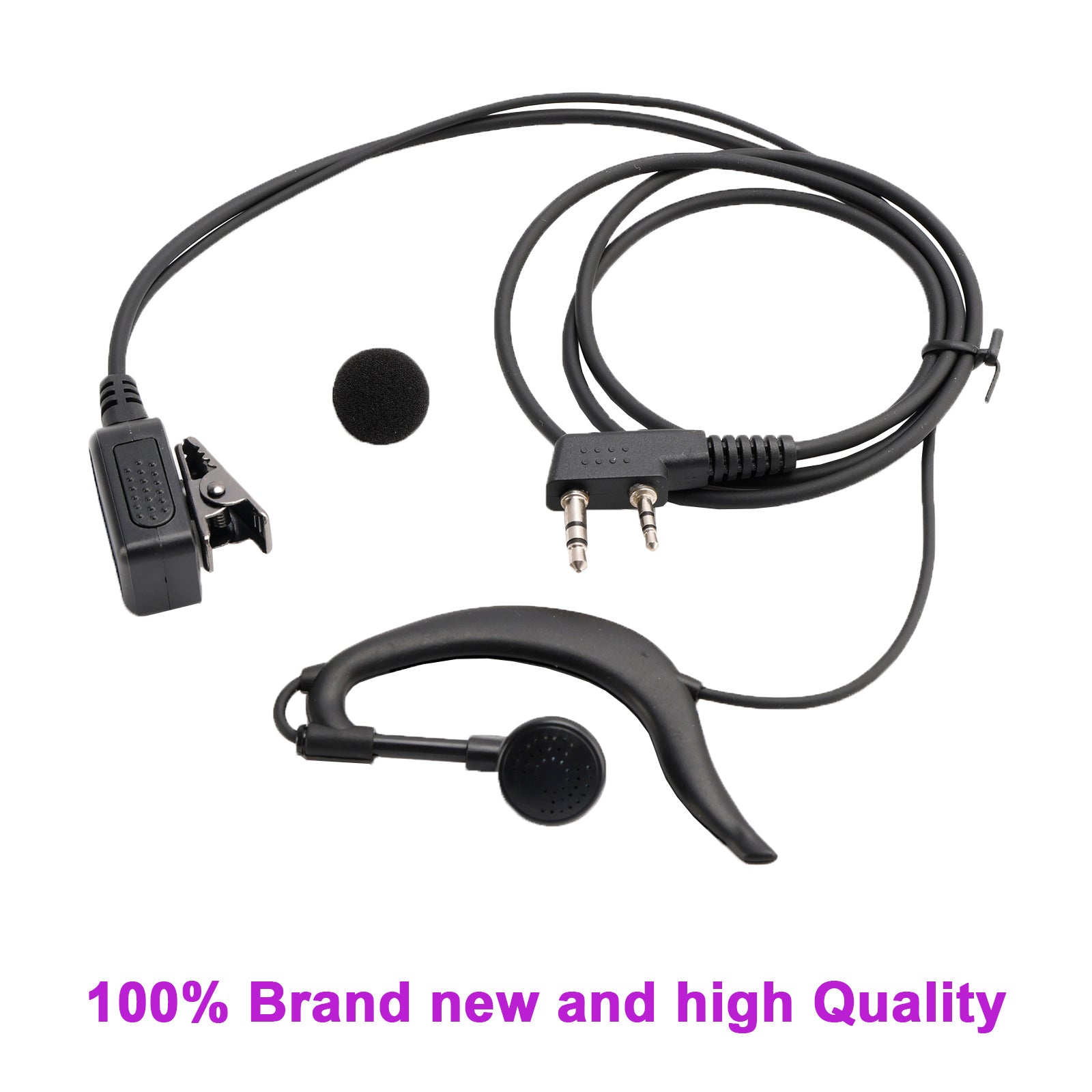 K-326-929 Earhook Headset For TK-208 TH-D7 RPU416A KG-UVD1 TG-K4AT PX-777 UV-5RA