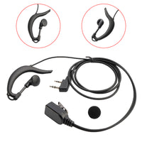K-326-929 Earhook Headset For TK-208 TH-D7 RPU416A KG-UVD1 TG-K4AT PX-777 UV-5RA