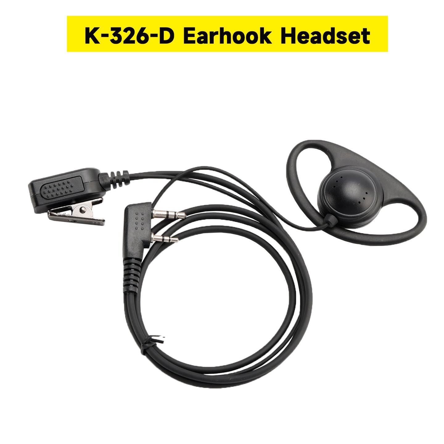K-326-D Earhook Headset For TK-208 TH-D7 RPU416A KG-UVD1 TG-K4AT PX-777 UV-5RA