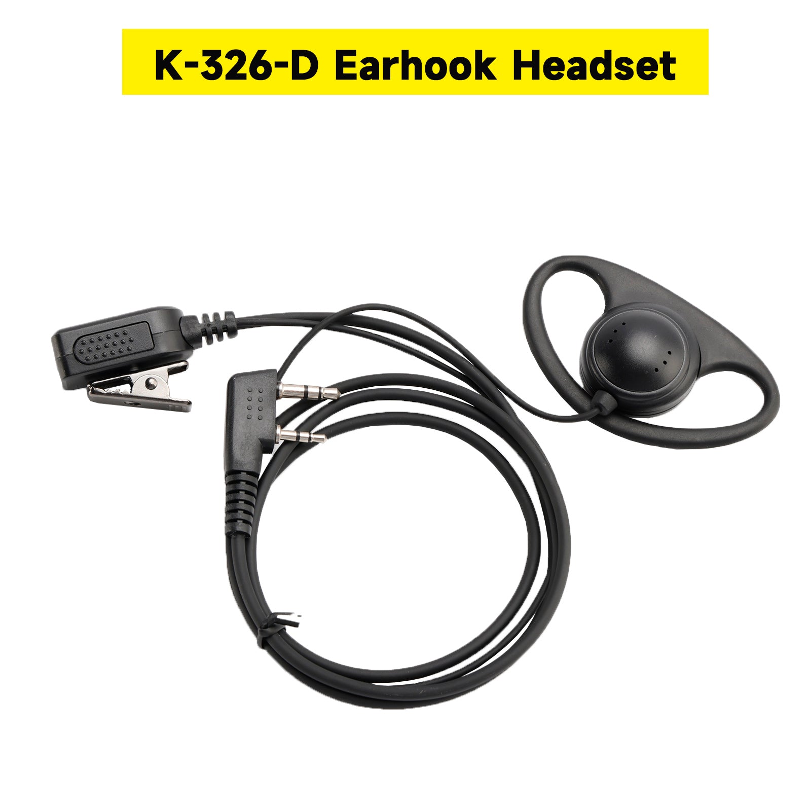 K-326-D Earhook Headset For TK-208 TH-D7 RPU416A KG-UVD1 TG-K4AT PX-777 UV-5RA