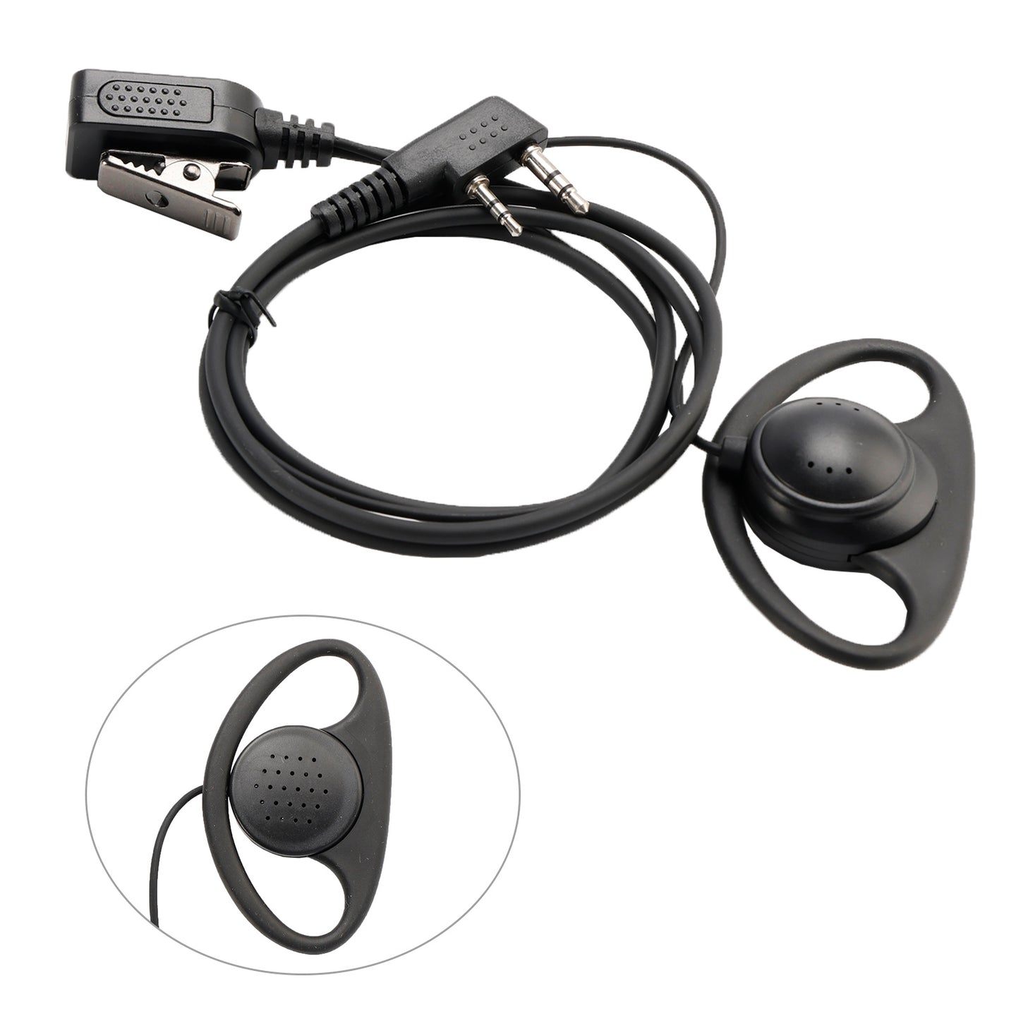 K-326-D Earhook Headset For TK-208 TH-D7 RPU416A KG-UVD1 TG-K4AT PX-777 UV-5RA