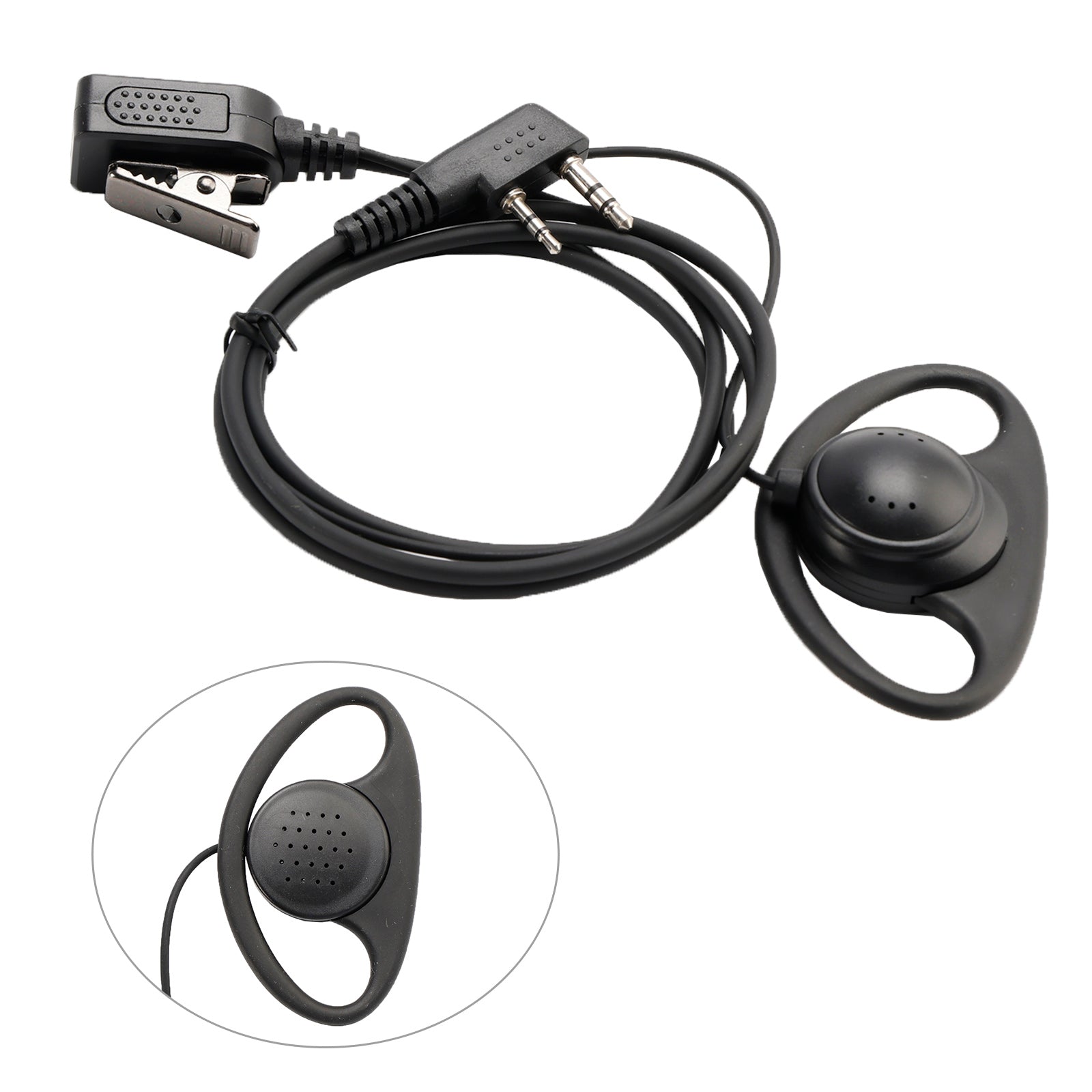 K-326-D Earhook Headset For TK-208 TH-D7 RPU416A KG-UVD1 TG-K4AT PX-777 UV-5RA