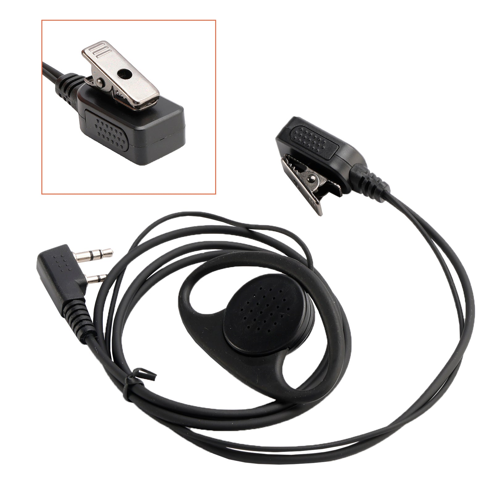 K-326-D Earhook Headset For TK-208 TH-D7 RPU416A KG-UVD1 TG-K4AT PX-777 UV-5RA