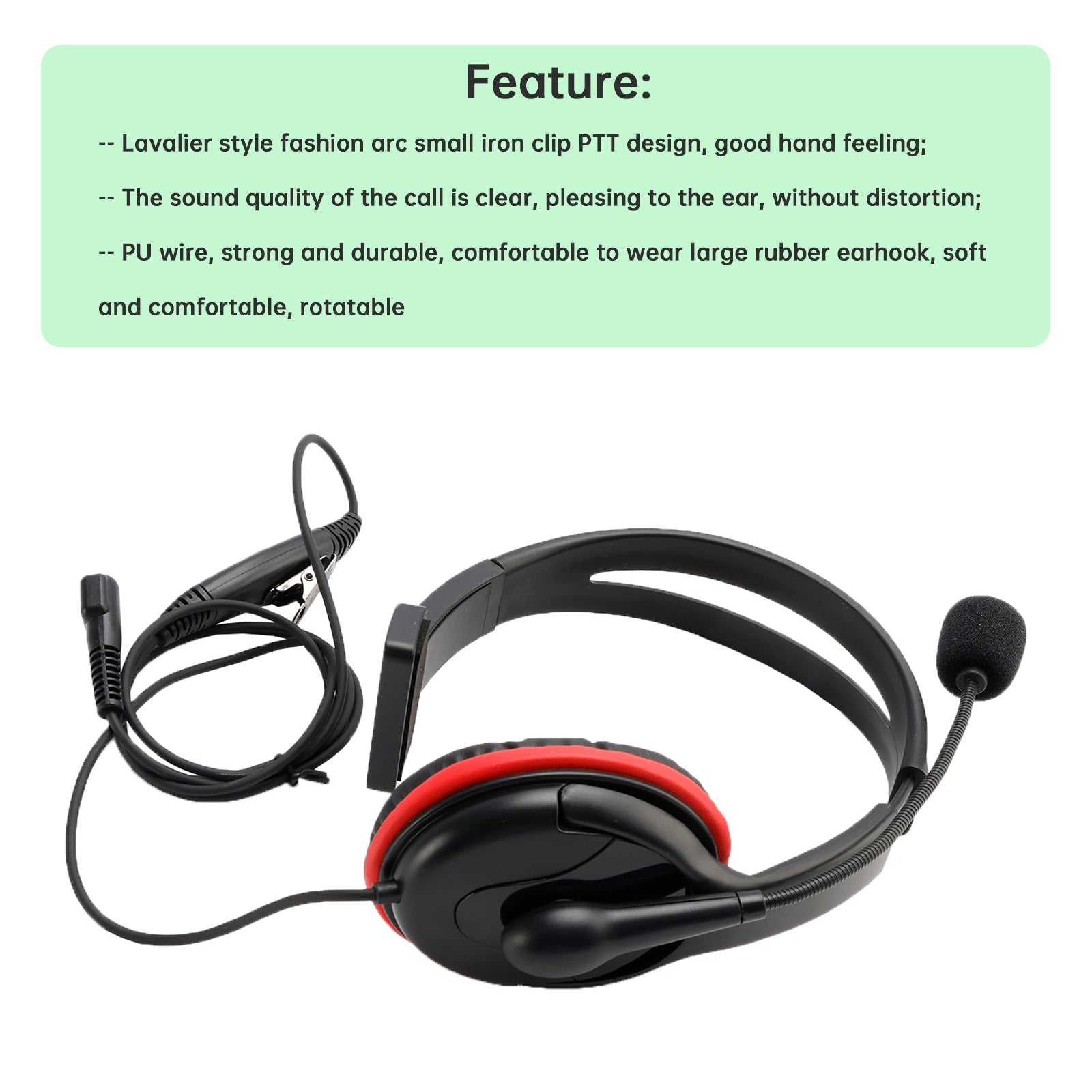 M-300-918 Single Sided Headphone For GP2000 CP88 SP10 PRO1150 P040 MAG ONE A6