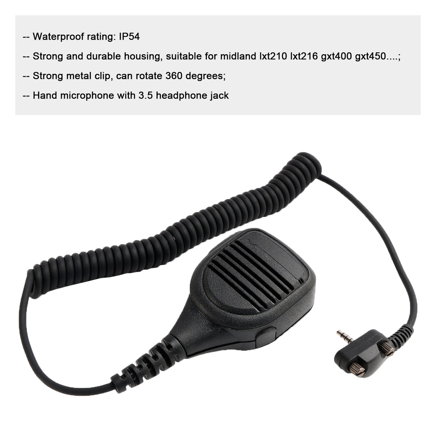VX231-SM08 Microphone Speaker for VX-110 VX-210 VX-350 VX231 VX426 VX428 EVX-261