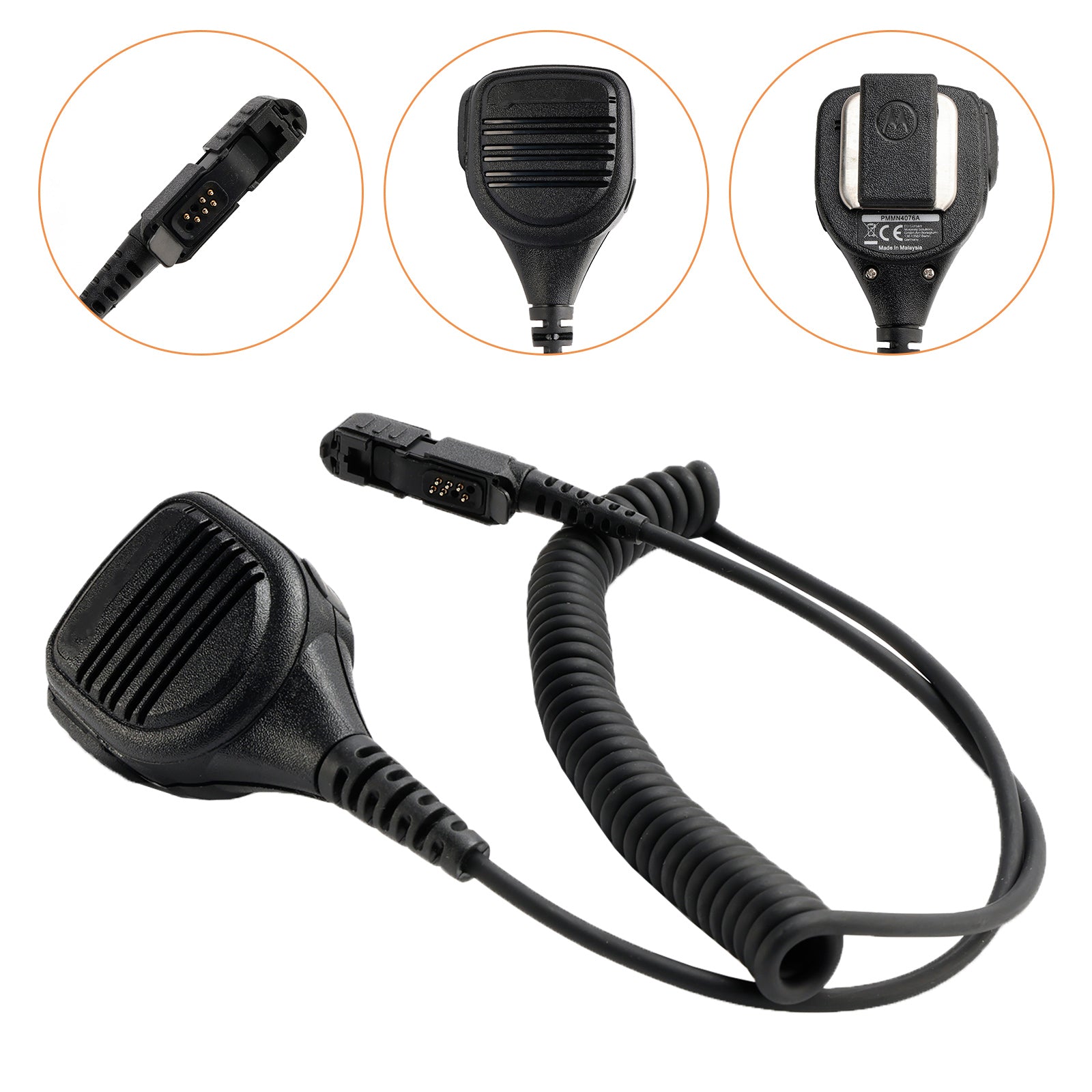 P6600-SM08 Microphone Spkeaker PMMN4076A for XPR3300 XIRP6600 XIRE8600 MTP3100