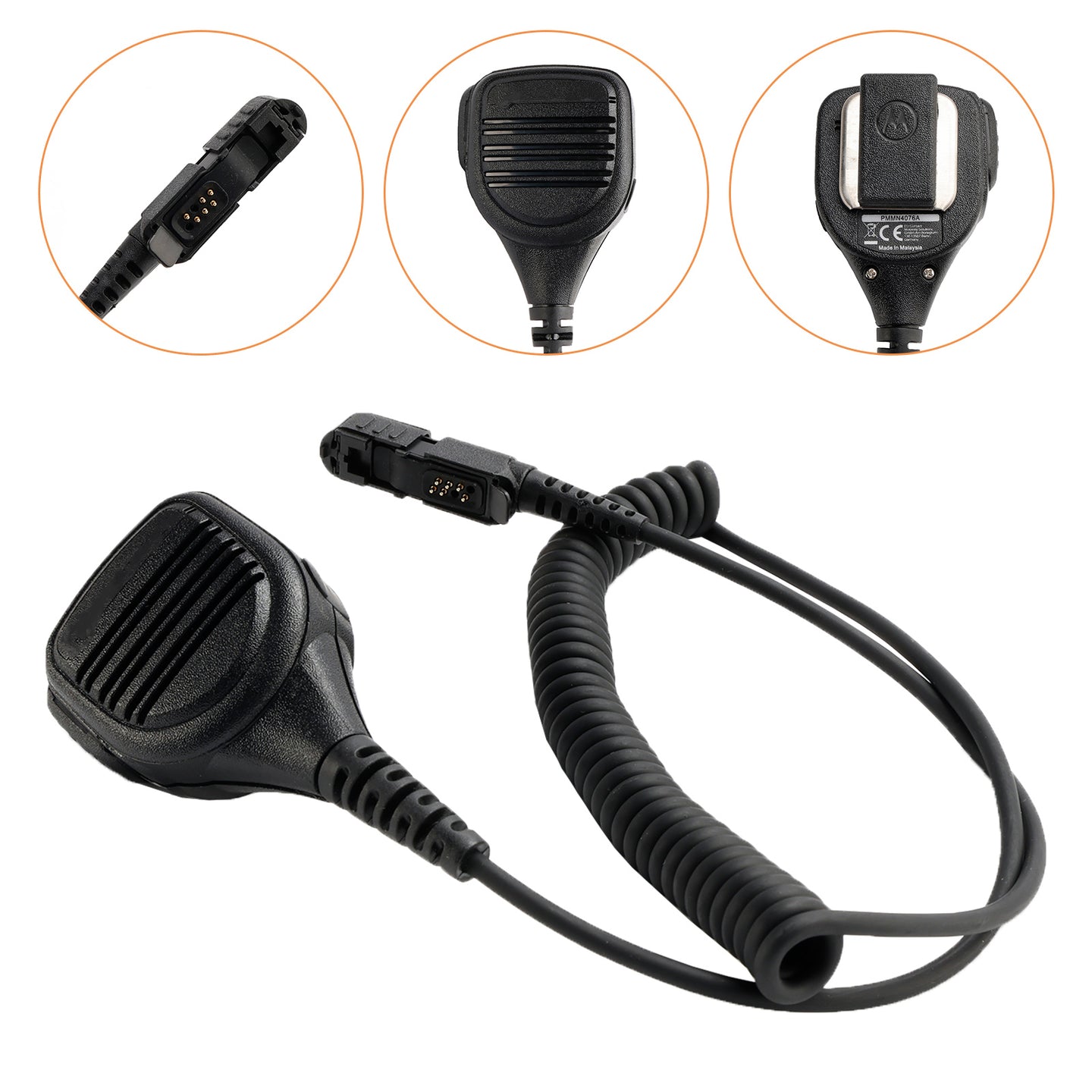 P6600-SM08 Microphone Spkeaker PMMN4076A for XPR3300 XIRP6600 XIRE8600 MTP3100
