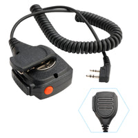 K-SM1602 Dual PTT Microphone Speaker for TK-208 TH-D7 RPU416A KG-UVD1 TG-K4AT