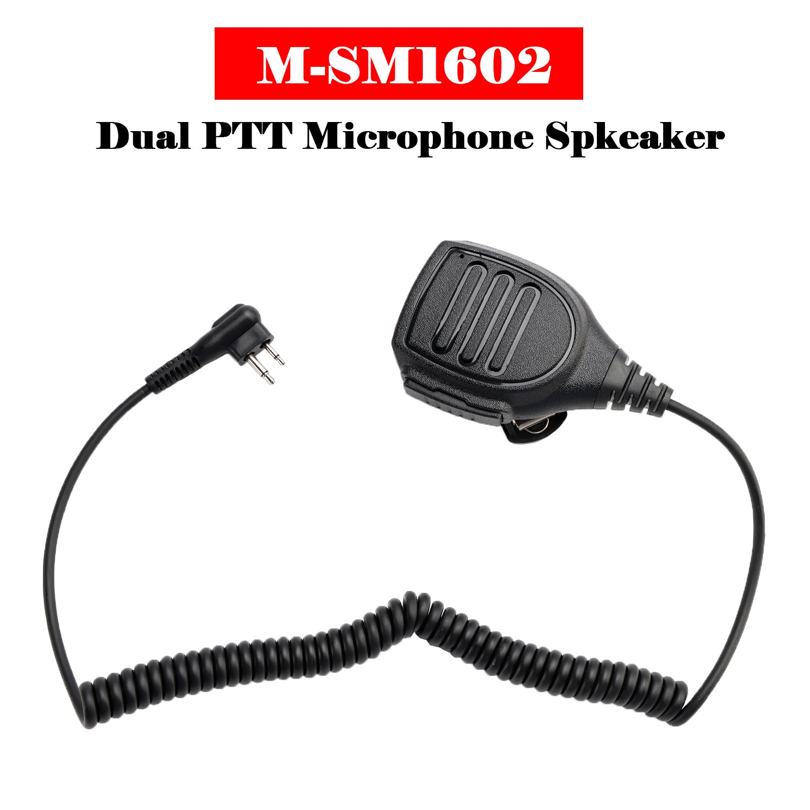 M-SM1602 Dual PTT Microphone Speaker for GP2000 CP88 SP10 PRO1150 P040 XIRP3688
