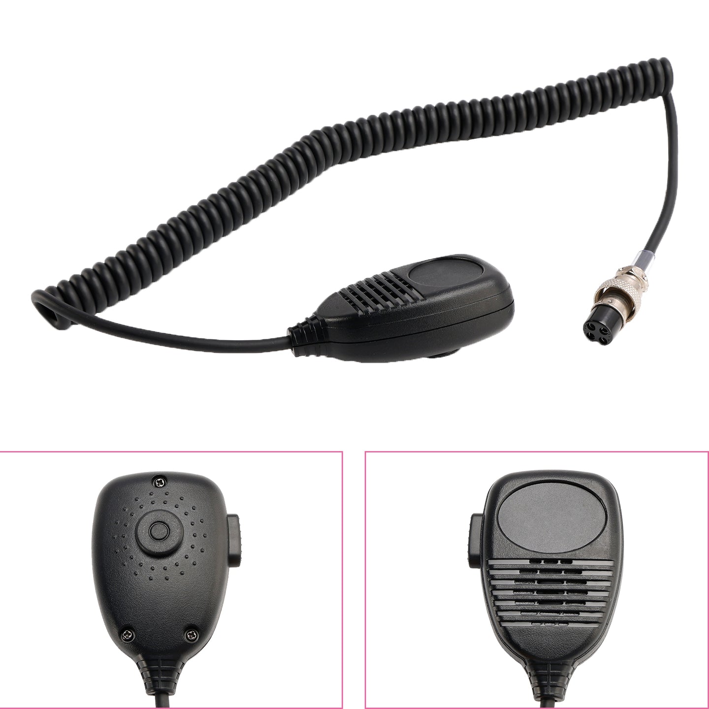 Microphone Car Mic Fit for CB-17 Walkie-Talkie Radio Megaphone Handle Microphone