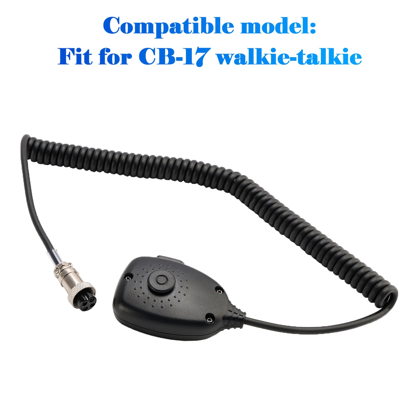 Microphone Car Mic Fit for CB-17 Walkie-Talkie Radio Megaphone Handle Microphone