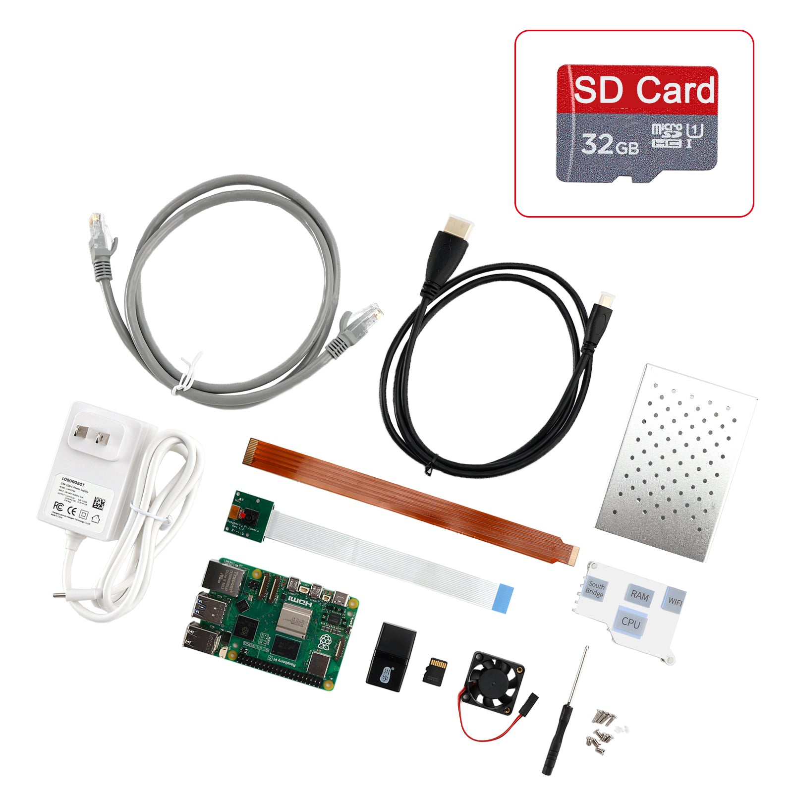 Raspberry Pi 5 Kit 8G Development Board Camera Python Programming Advanced Kit