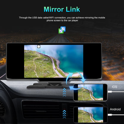 10.26inch Portable Bluetooth Car Navigation Carplay Wireless Car Radio + AHD Camera
