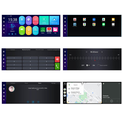 10.26inch Portable Bluetooth Car Navigation Carplay Wireless Car Radio + AHD Camera