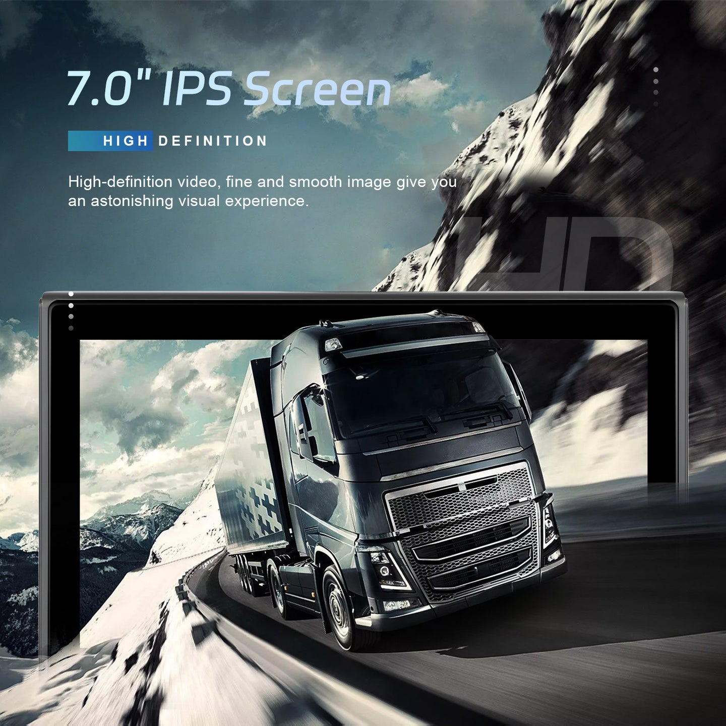 7-inch Full Touch Screen Apple CarPlay Horizontal Vertical Switching Camera