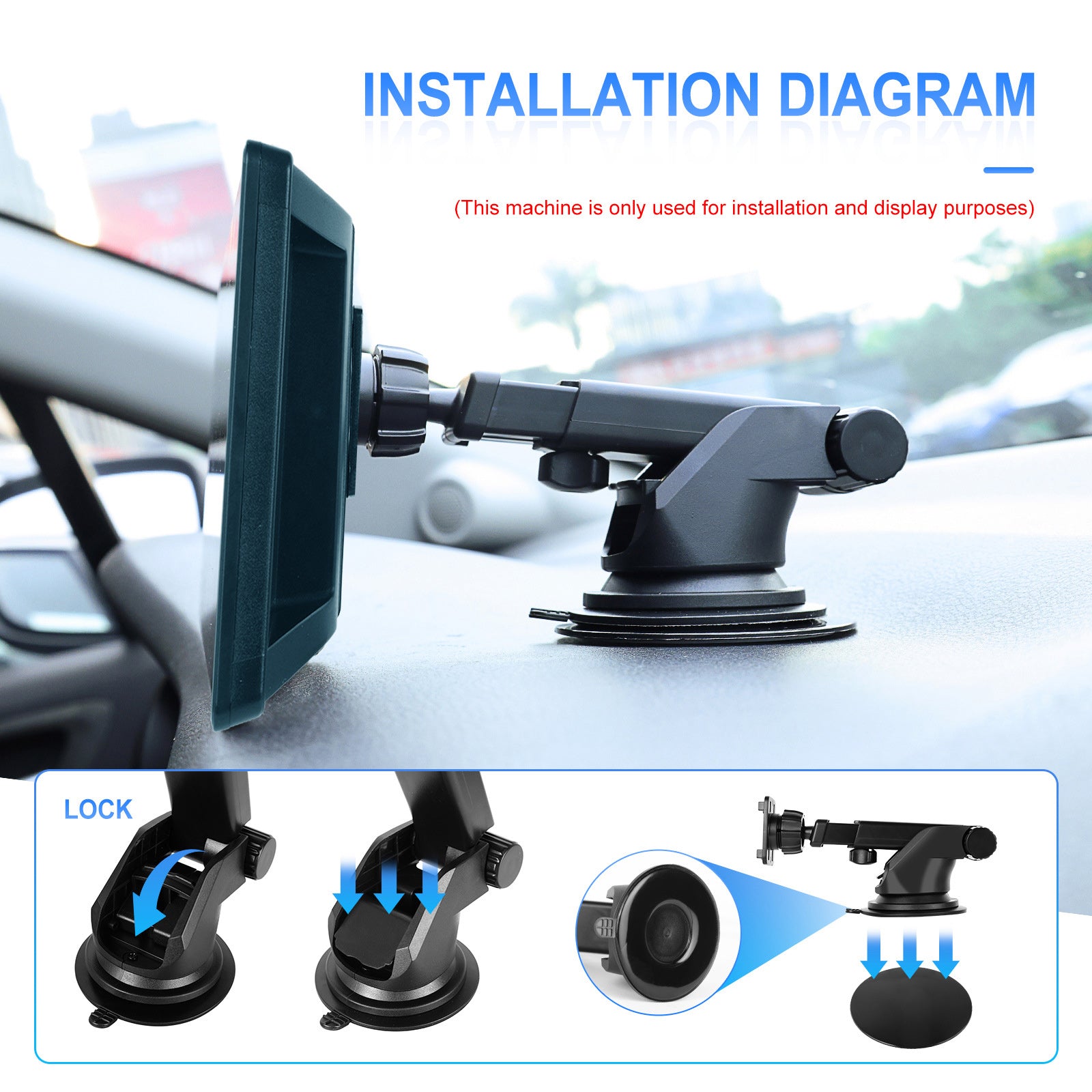 8-inch Full Touch Screen Apple CarPlay Horizontal Vertical Switching AHD Camera