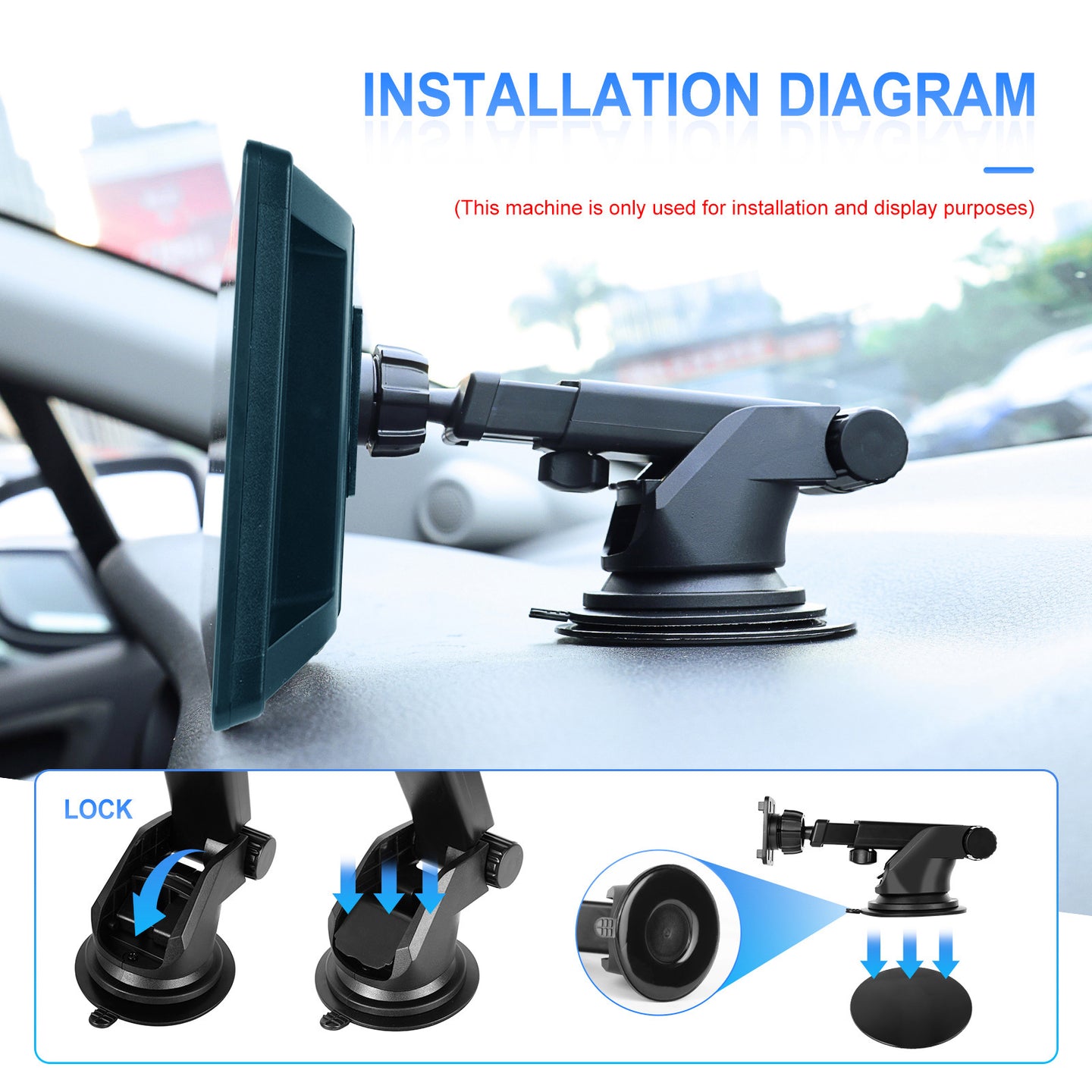 8-inch Full Touch Screen Apple CarPlay Horizontal Vertical Switching AHD Camera