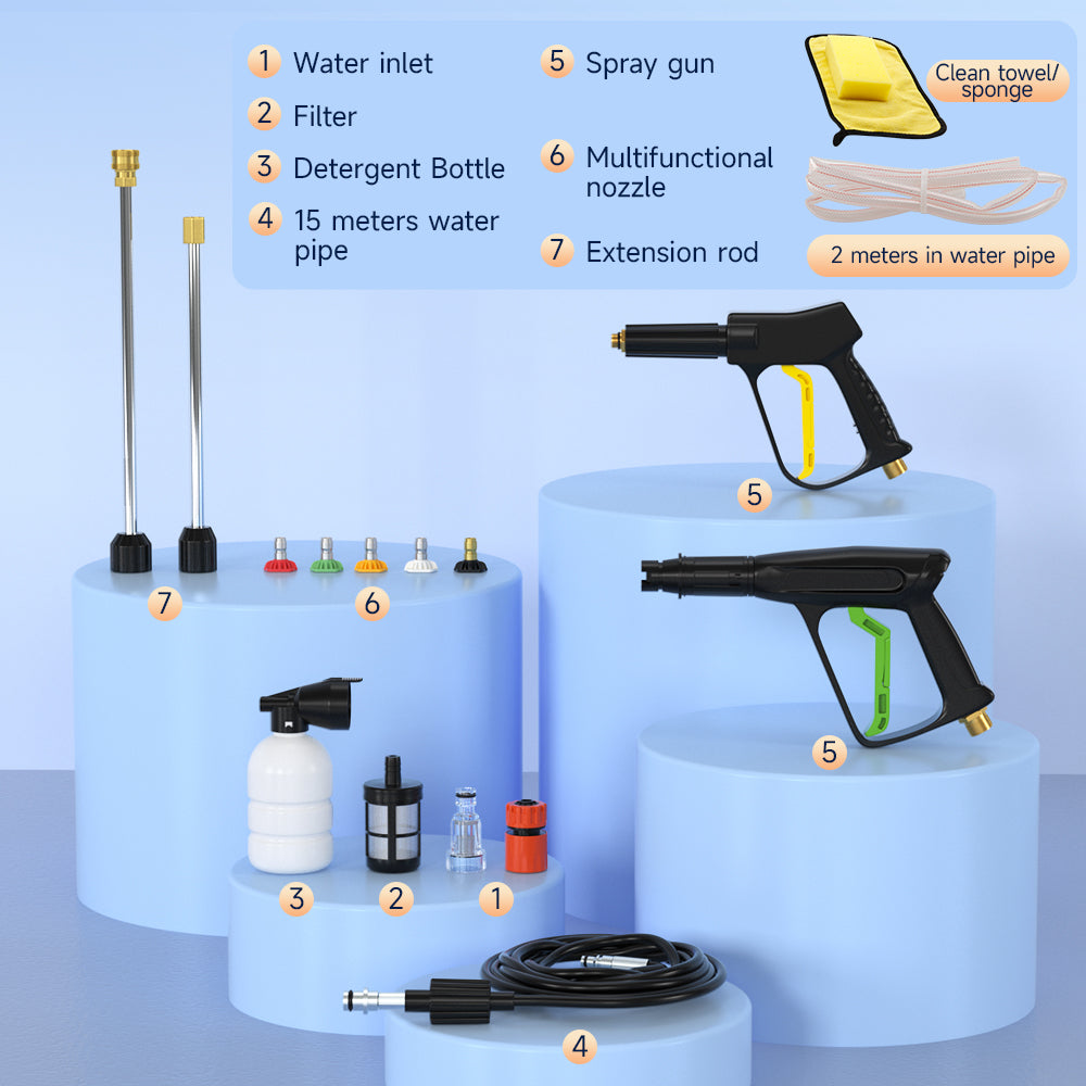 1400W Electric Pressure Washer, 3200PSI, Max 1.8GPM Power Washer