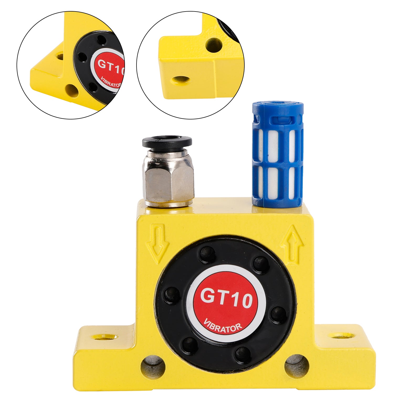 Pneumatic Turbine Vibrators GT8/10/13/16/20/25 Silent Golden Industrial Vibrator, GT10