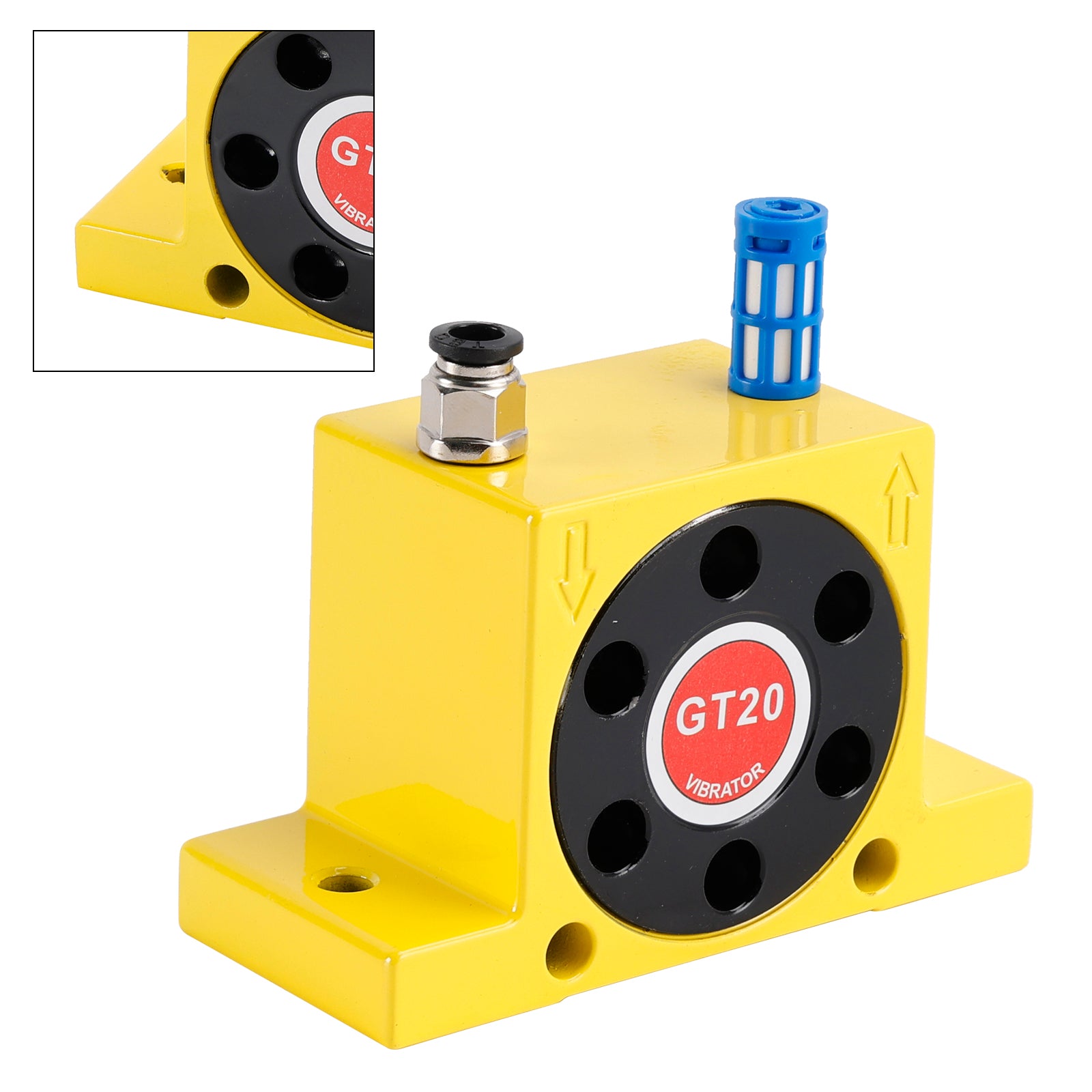 Pneumatic Turbine Vibrators GT20 1/4" Silent Golden Industrial Vibrator