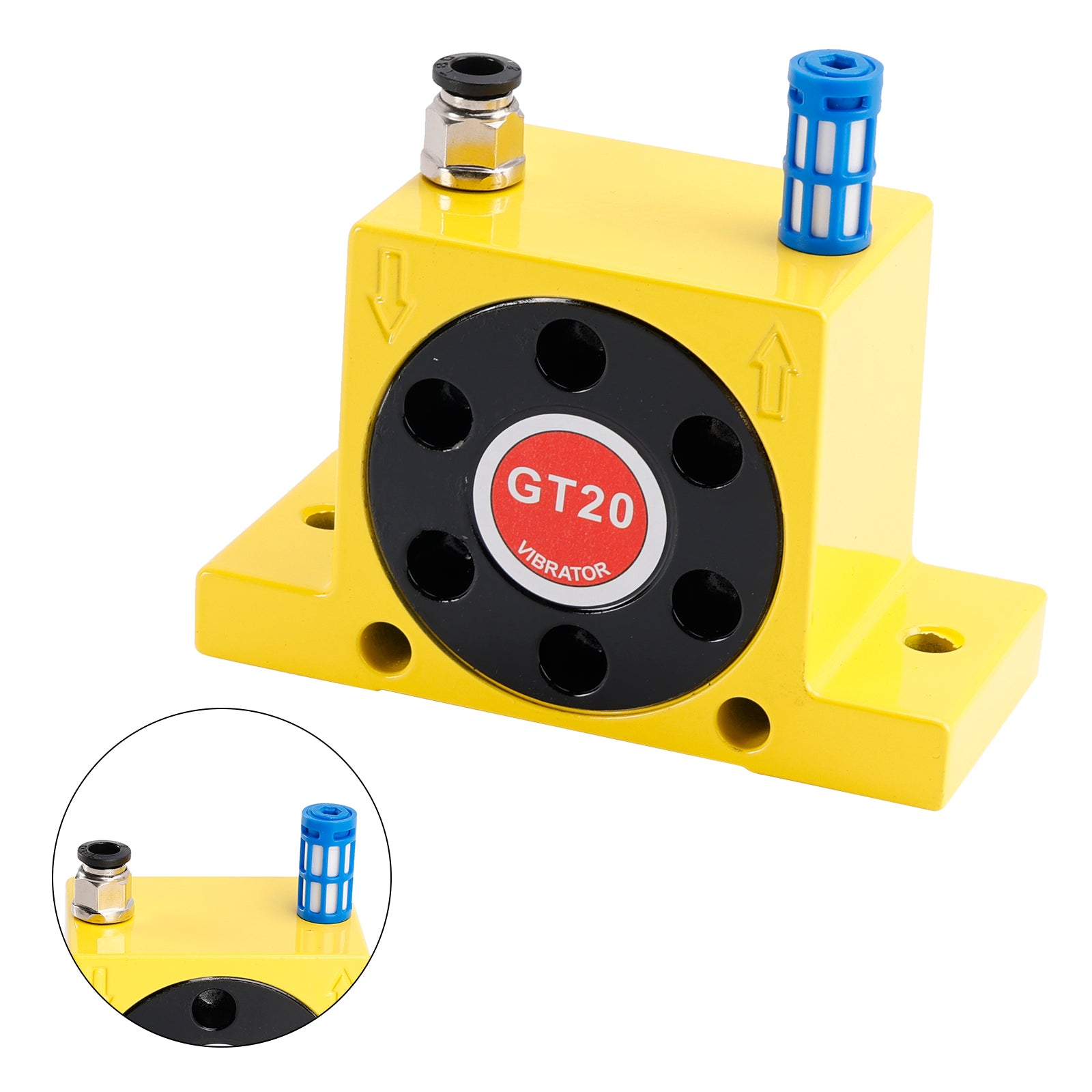 Pneumatic Turbine Vibrators GT20 1/4" Silent Golden Industrial Vibrator