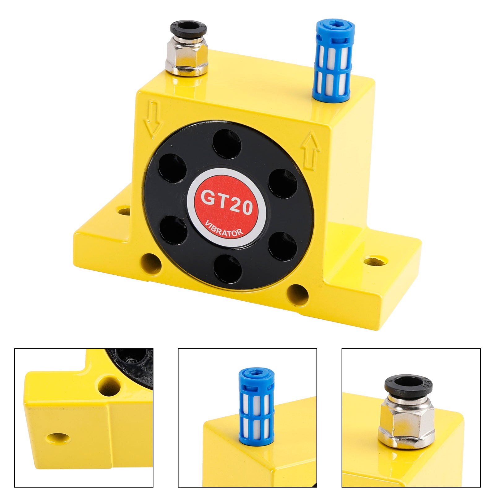 Pneumatic Turbine Vibrators GT20 1/4" Silent Golden Industrial Vibrator