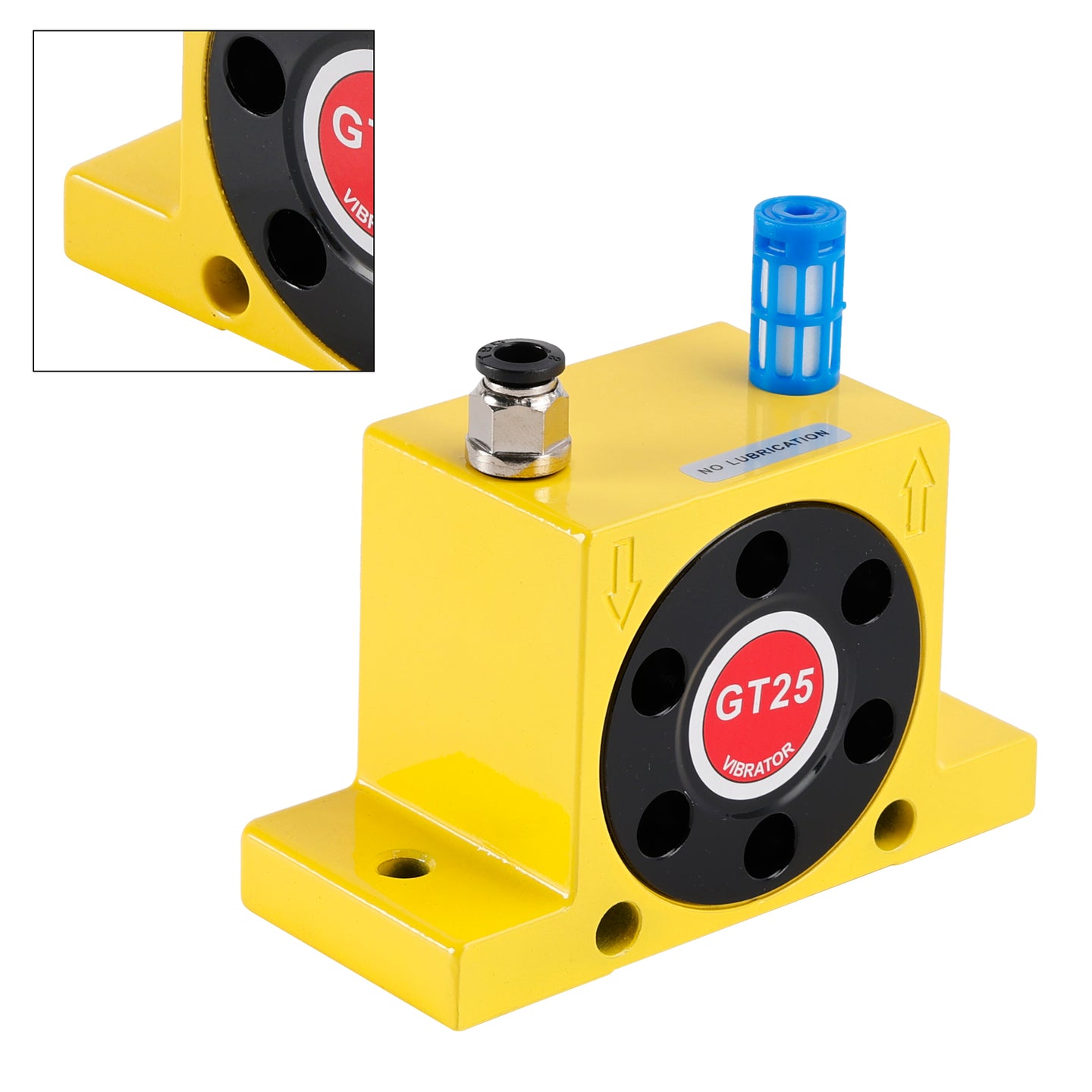 Pneumatic Turbine Vibrators GT8/10/13/16/20/25 Silent Golden Industrial Vibrator, GT25
