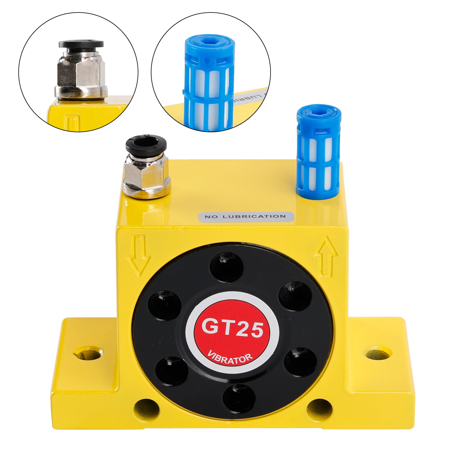 Pneumatic Turbine Vibrators GT8/10/13/16/20/25 Silent Golden Industrial Vibrator, GT25