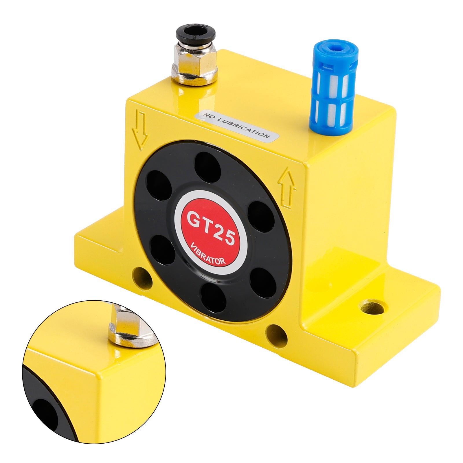 Pneumatic Turbine Vibrators GT8/10/13/16/20/25 Silent Golden Industrial Vibrator, GT25