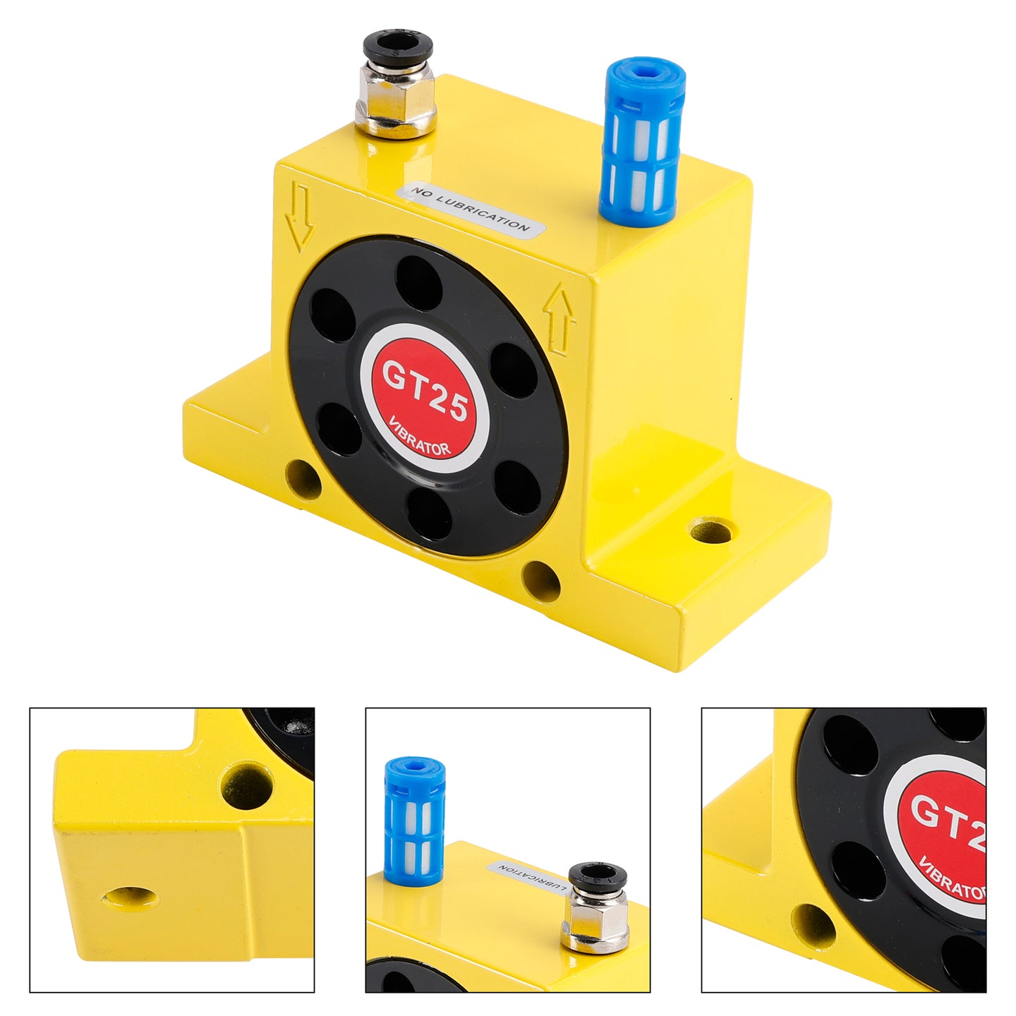 Pneumatic Turbine Vibrators GT8/10/13/16/20/25 Silent Golden Industrial Vibrator, GT25