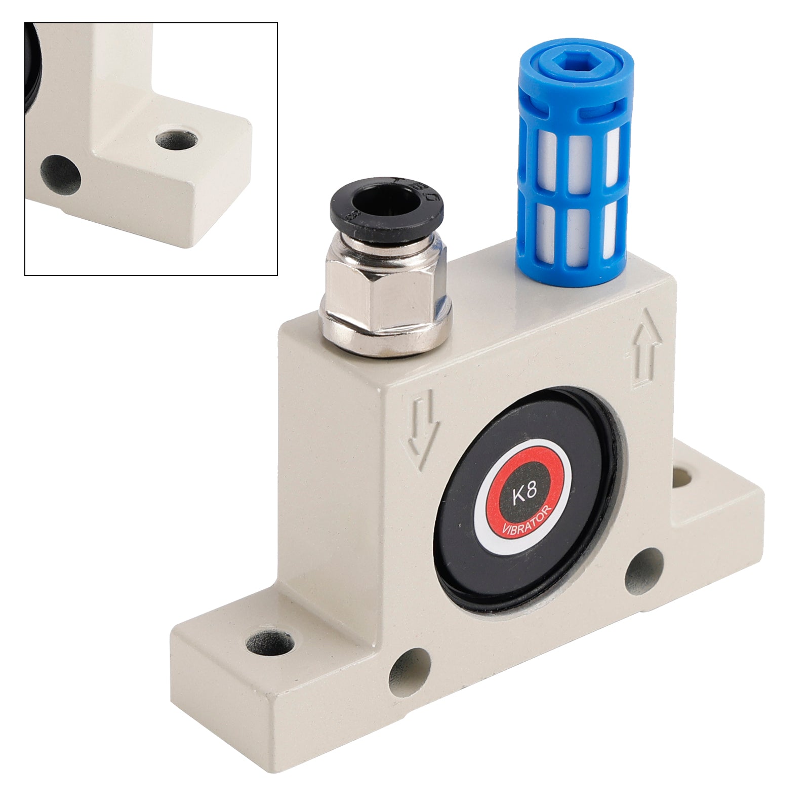 K8/10/13/16 Pneumatic Vibrator Power Concrete Vibrator Air Turbine Oscillator, K08