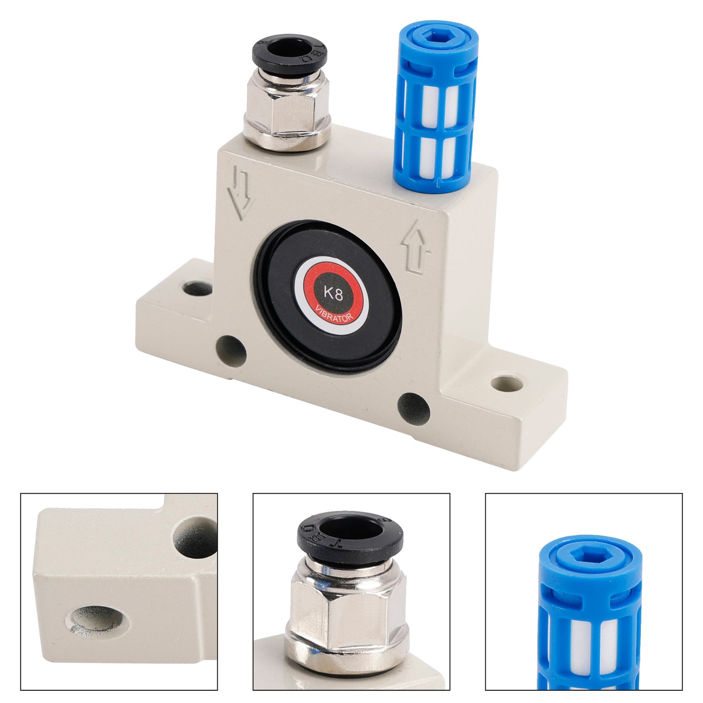 K8/10/13/16 Pneumatic Vibrator Power Concrete Vibrator Air Turbine Oscillator, K08