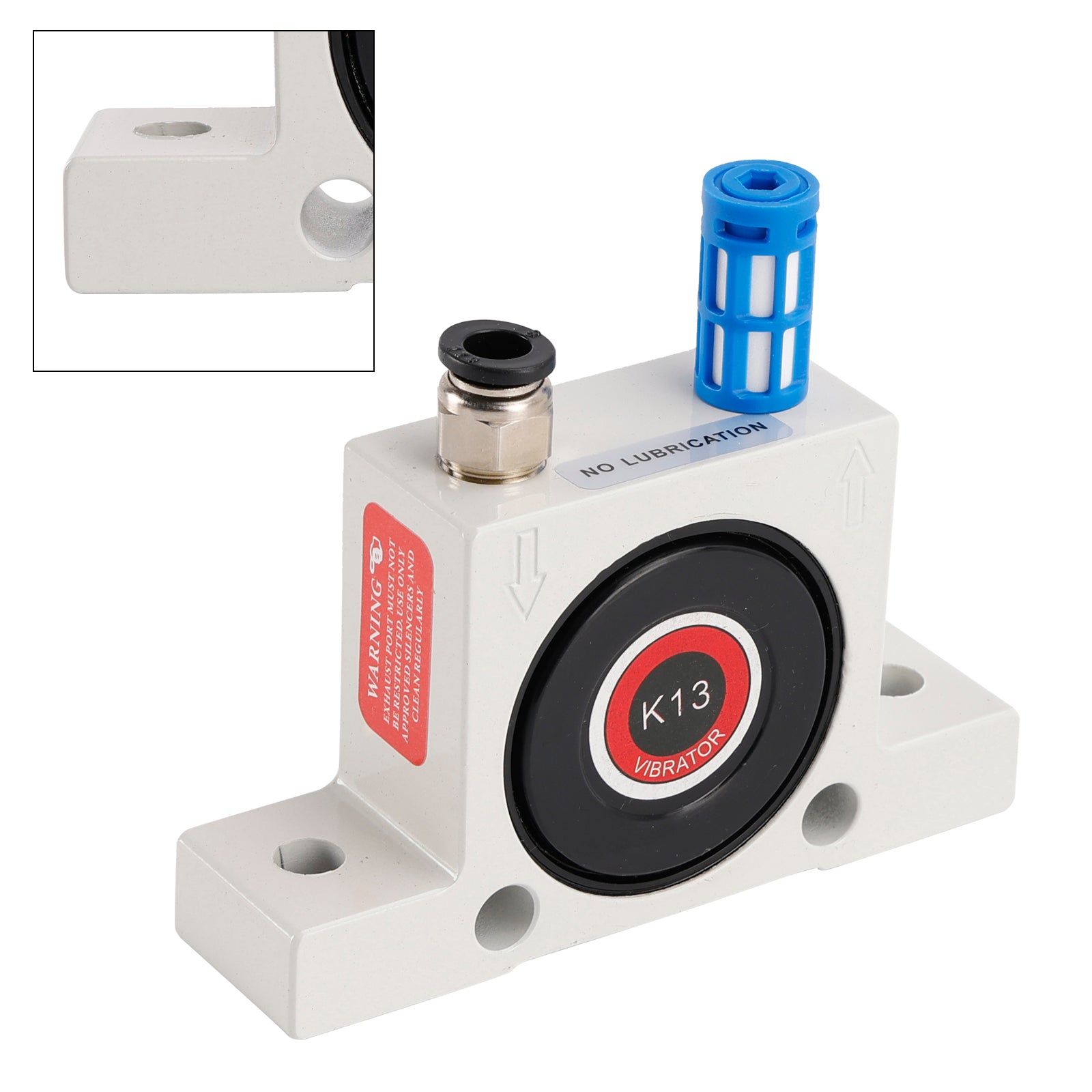 K8/10/13/16 Pneumatic Vibrator Power Concrete Vibrator Air Turbine Oscillator, K13