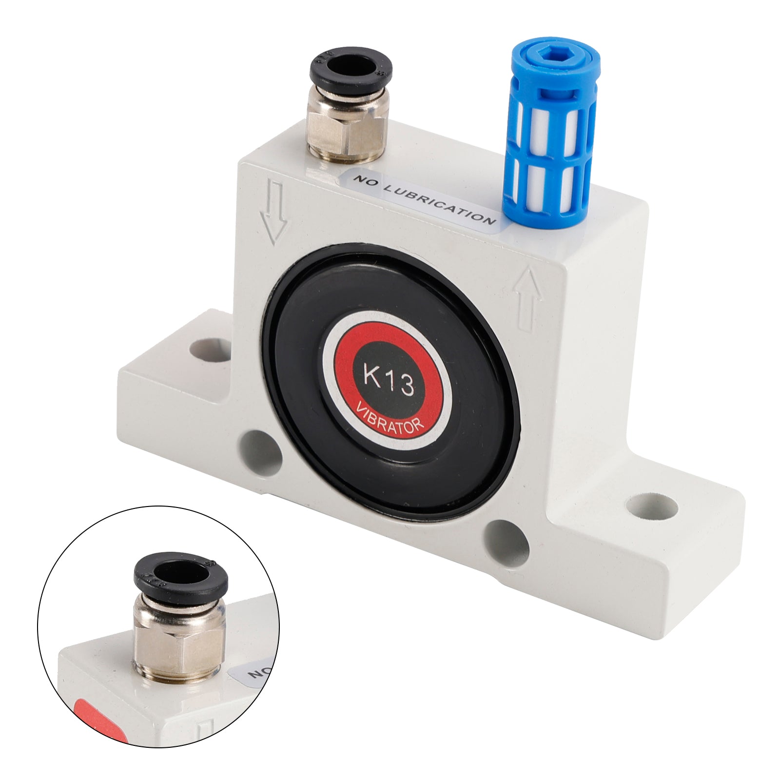 K8/10/13/16 Pneumatic Vibrator Power Concrete Vibrator Air Turbine Oscillator, K13