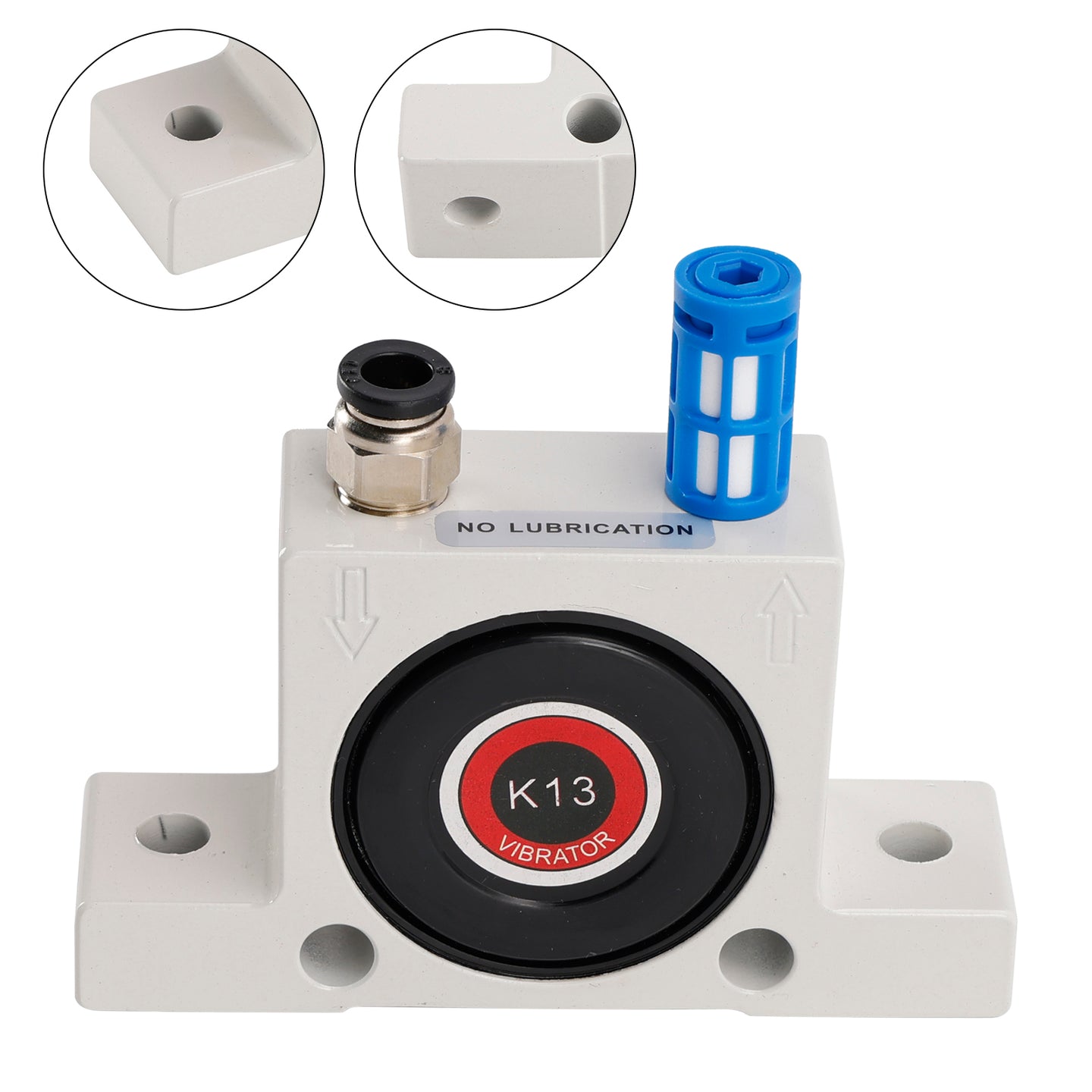 K8/10/13/16 Pneumatic Vibrator Power Concrete Vibrator Air Turbine Oscillator, K13