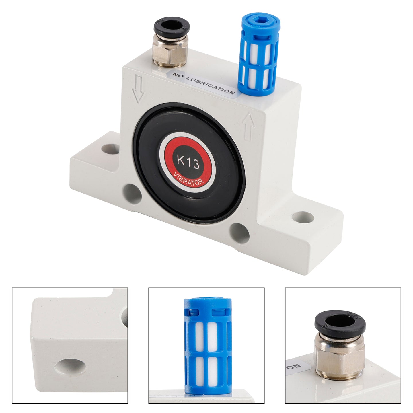 K8/10/13/16 Pneumatic Vibrator Power Concrete Vibrator Air Turbine Oscillator, K13
