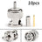 BNC Male Plug RF Straight Crimp Adapter For RG174 RG316 RG179 LMR100 Cable US
