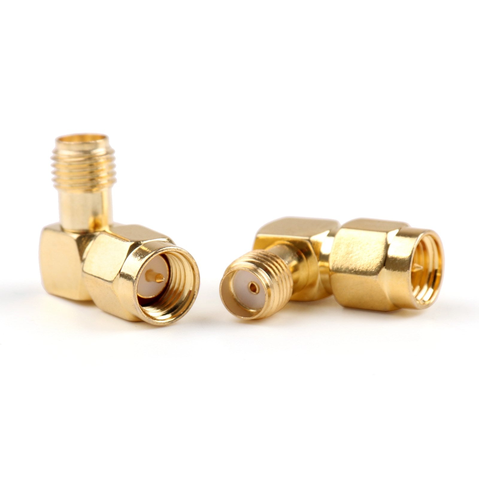 20Pcs SMA Female Jack To SMA Male Plug Right Angle 90 Degree RF Connector US